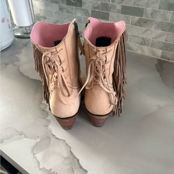 Junk Gypsy by Lane Heart Fringe Boots - Picture 4 of 5